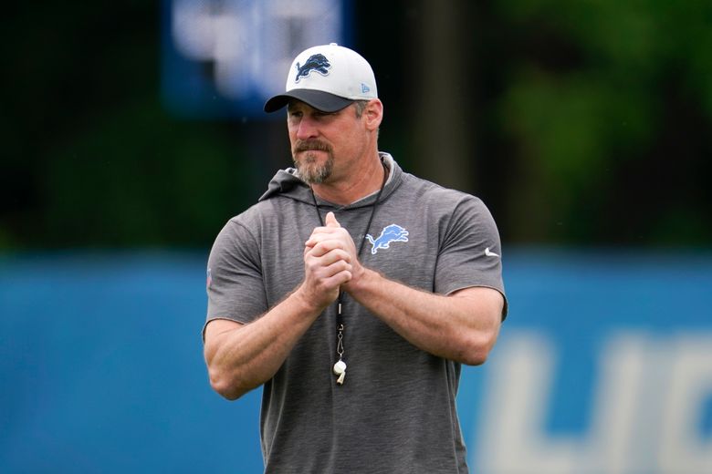 Lions kicking off 2nd training camp with coach Dan Campbell | The Seattle  Times
