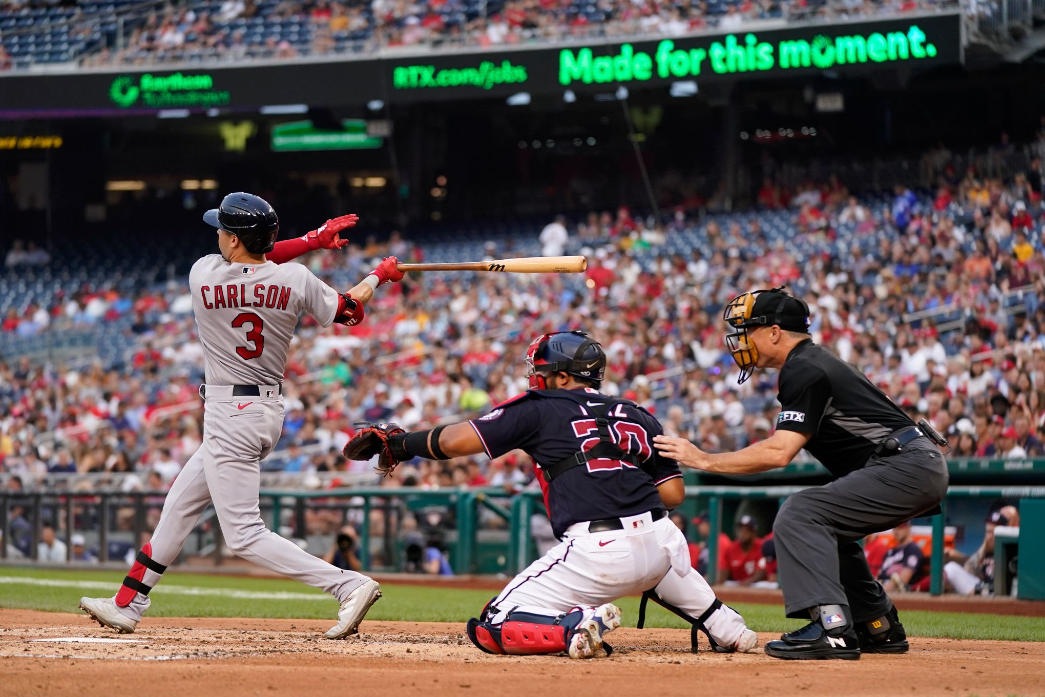 Gorman homers, drives in 2, as Cardinals beat Nationals