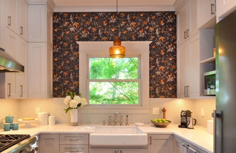 77 Wallpaper For Kitchen Window Pics - MyWeb