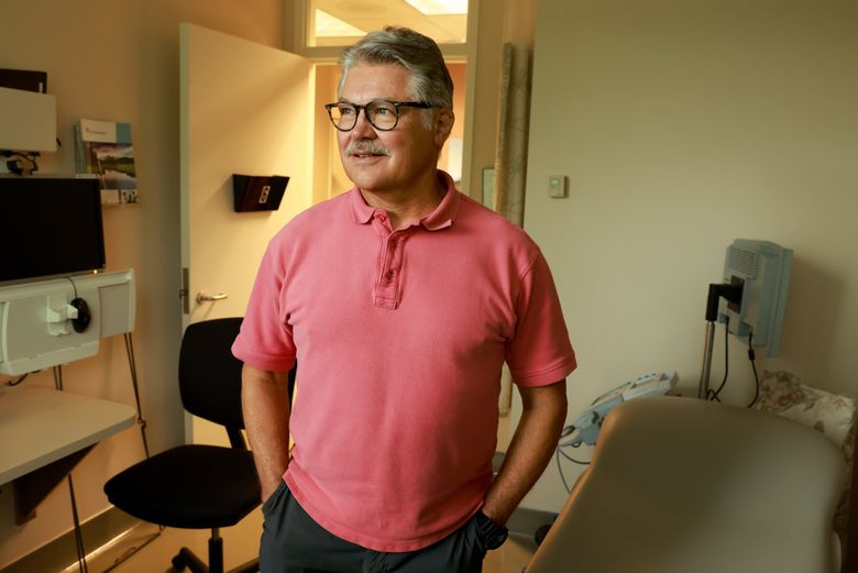 Dr. Bob Snyder, an obstetrics & gynecology specialist at St. Francis Hospital, is photographed in Federal Way, Wash. Wednesday, Aug. 10, 2022. 221202 (Erika Schultz / The Seattle Times)