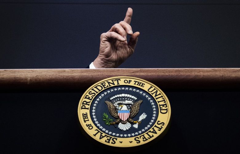 A flood of memoirs depict the covid-era White House as one in which political appointees and career scientists jockeyed for influence with a mercurial leader. MUST CREDIT: Washington Post photo by Jabin Botsford.