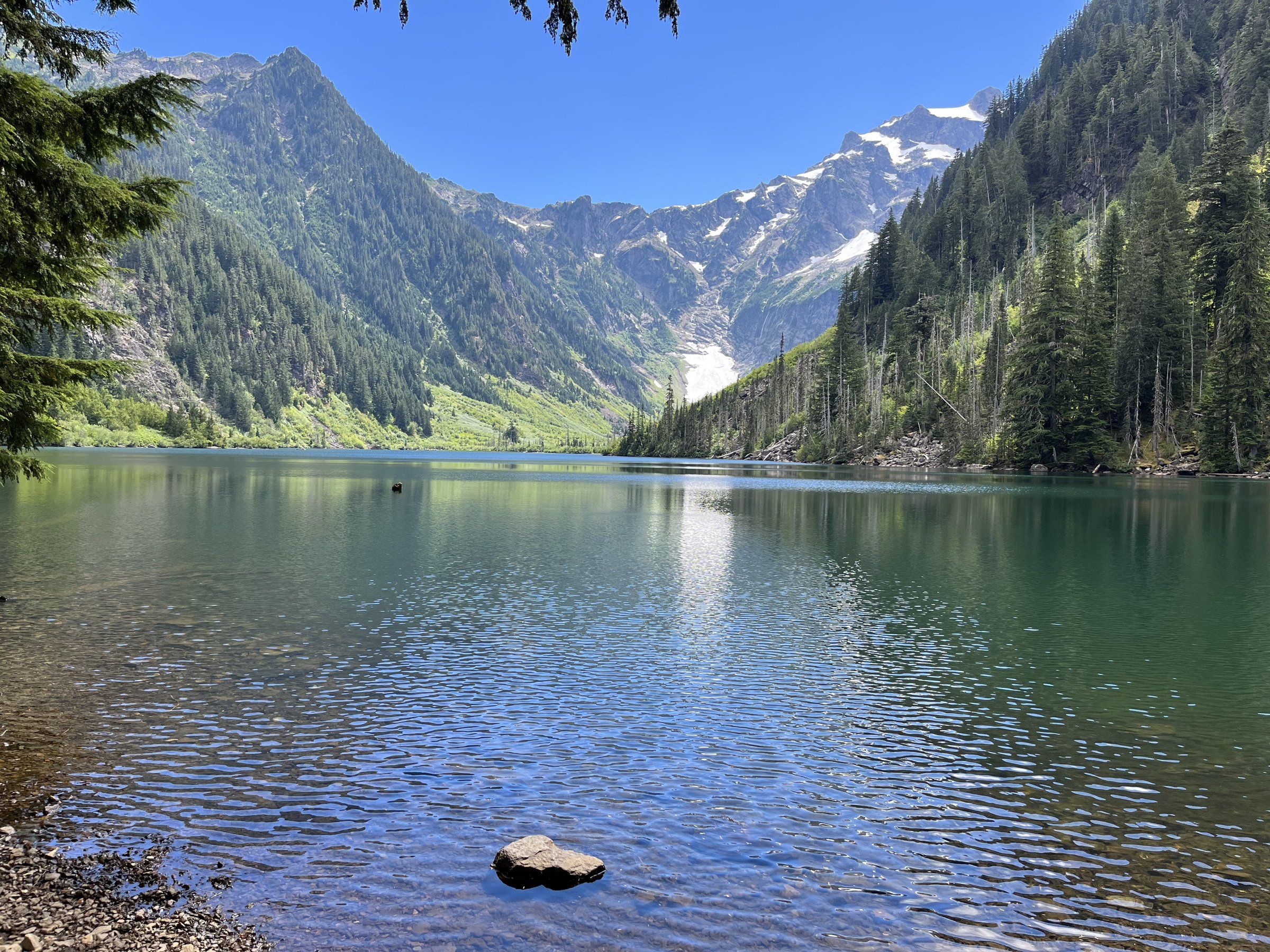 Goat lake north outlet cascades