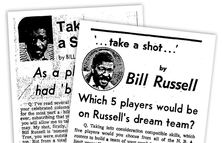 Bill Russell was introduced as a Seattle Times guest columnist on Dec. 9, 1973.