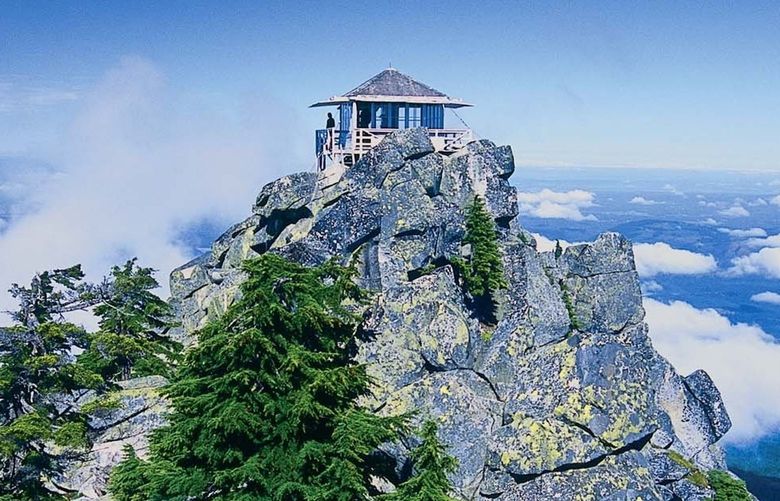 Mount Pilchuck’s lookout sits atop a 5,327-foot summit that offers panoramic views of the central Cascades and Puget Sound. (Courtesy of Washington State Parks)