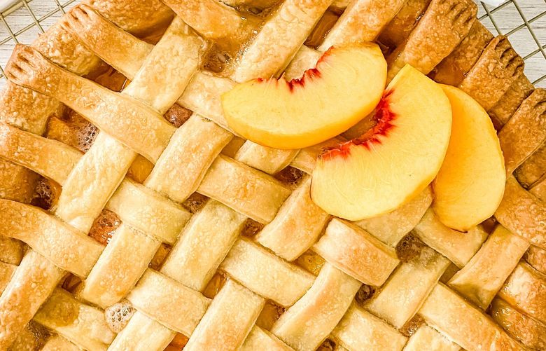 With a careful blend of spices and a buttery crust, this spicy peach pie is great way to welcome peach season.