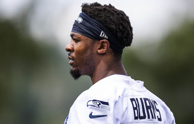 Cornerback Artie Burns works out with the Seahawks Monday.

The Seattle Seahawks held fall camp Monday, August 1, 2022 at the VMAC in Renton, WA. 221119