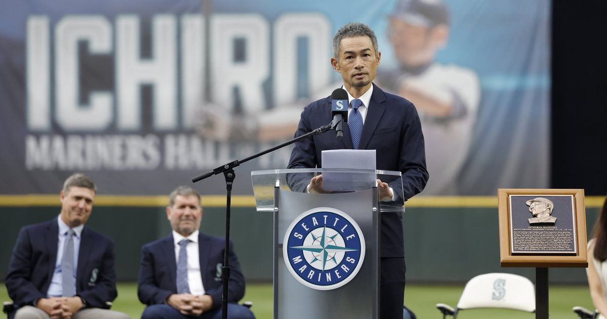 Ichiro Mariners Hall of Fame Induction Ceremony 