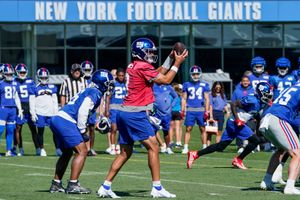 Giants QB Daniel Jones still making mistakes early in camp