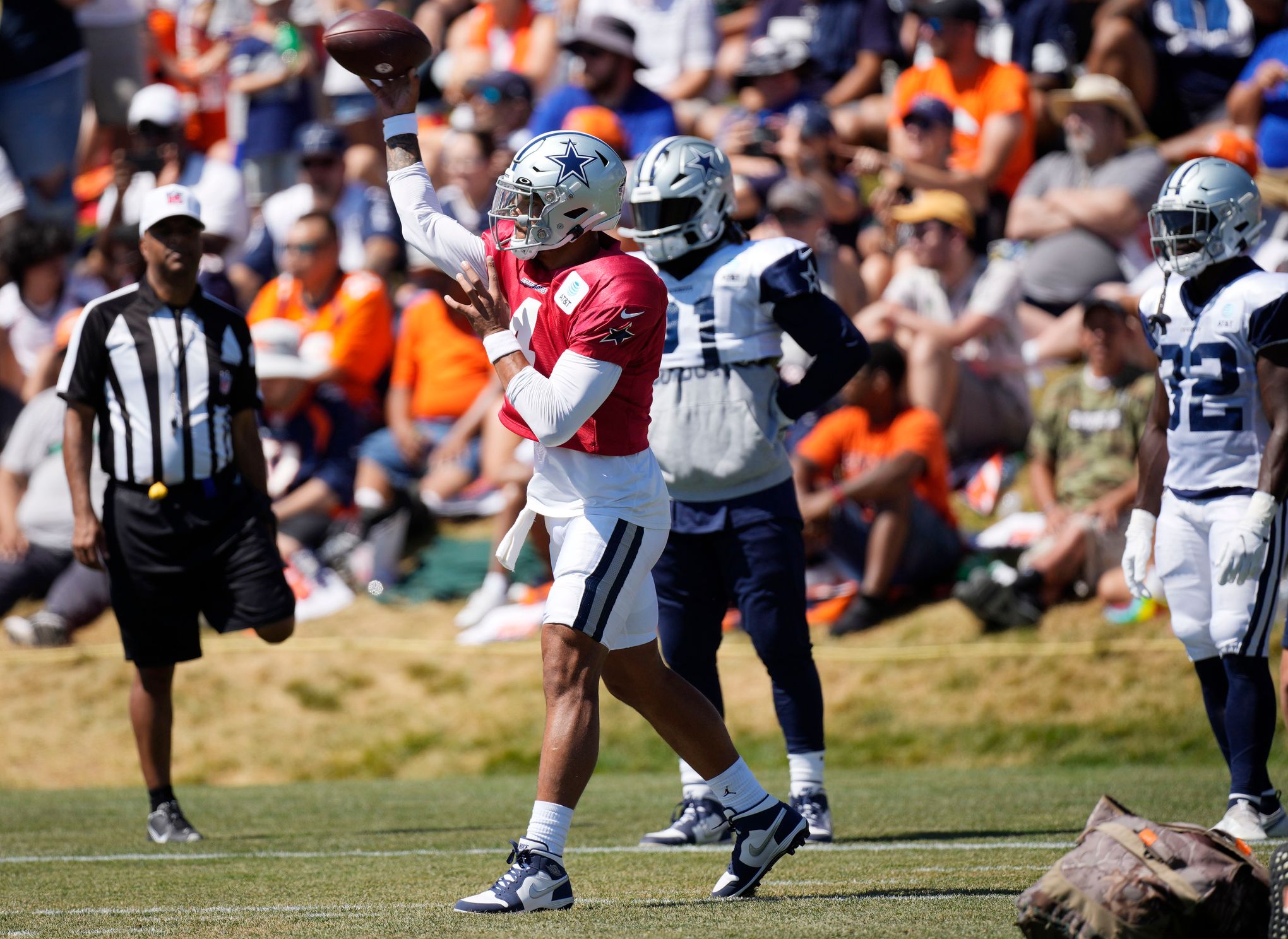 Cowboys camp observations: Dallas' joint practice against the Los Angeles  Rams gets chippy