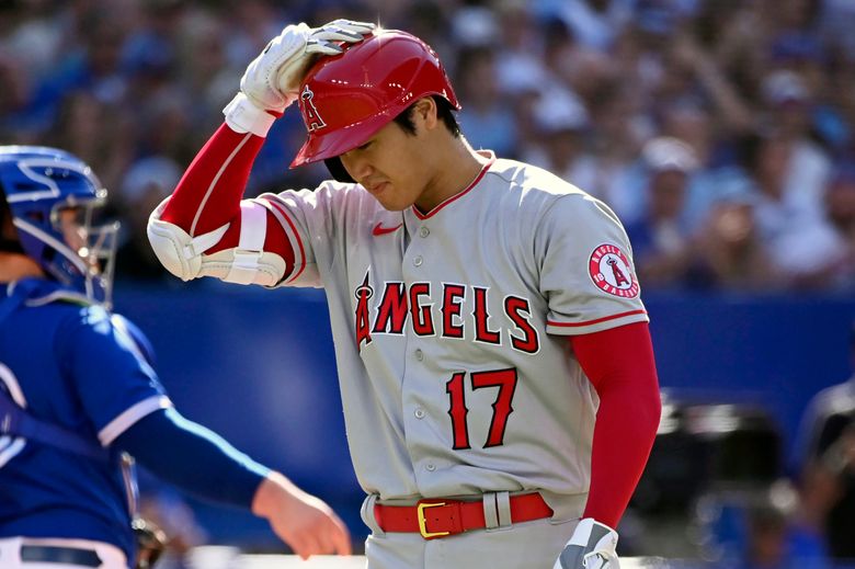 Baseball: Blue Jays vs. Angels Shohei Ohtani of the Los Angeles