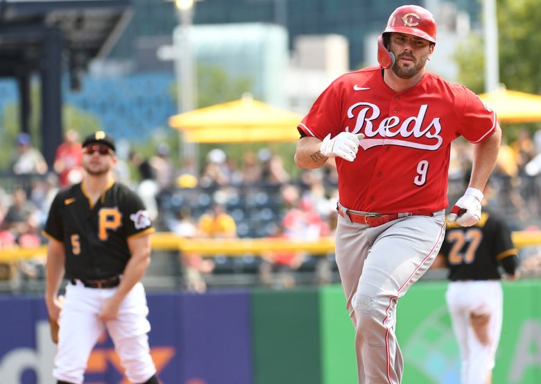 Fraley tallies 3 RBIs, scores 4 times; Reds top Pirates 9-5 