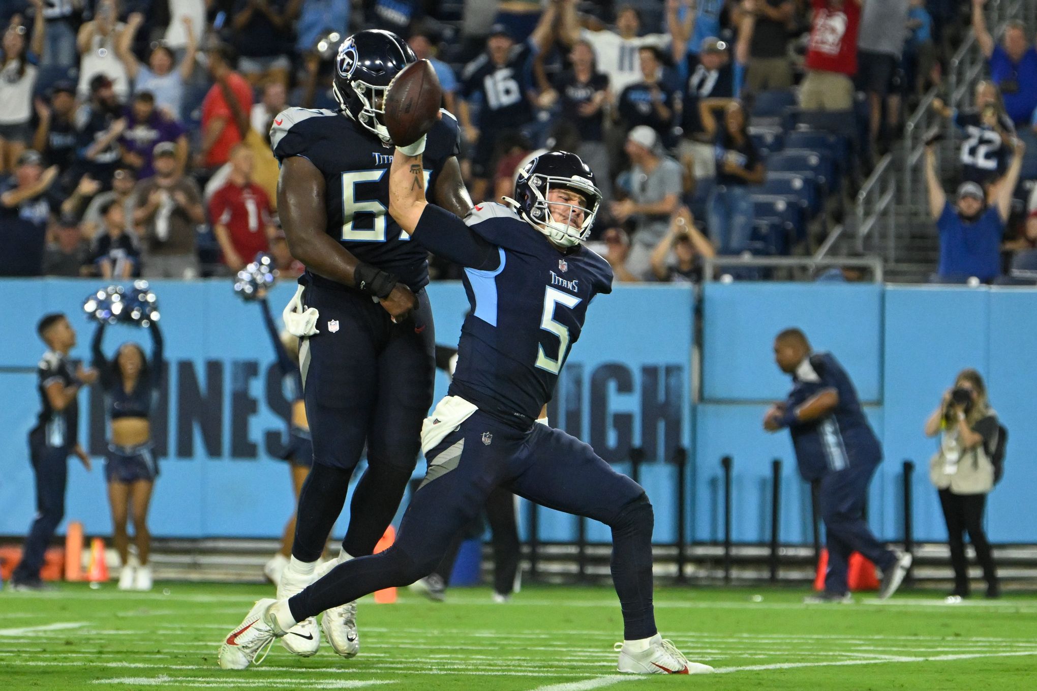 Treylon Burks scores first TD with Titans in preseason game