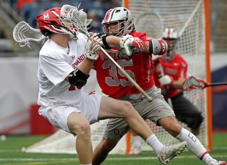 How did lacrosse great Jared Bernhardt wind up catching Falcons'  game-winning TD?