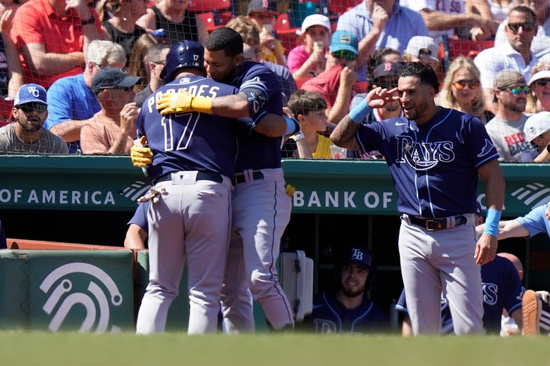 Paredes hits 2 homers over Green Monster, Rays beat Sox 12-4
