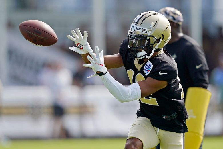 New Orleans Saints' Chris Olave (12) during the second half of an