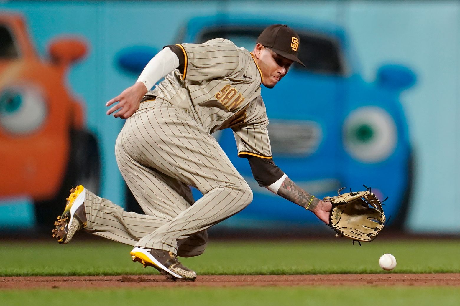 Giant Baseball Glove at at&T Park, San Francisco Editorial Image