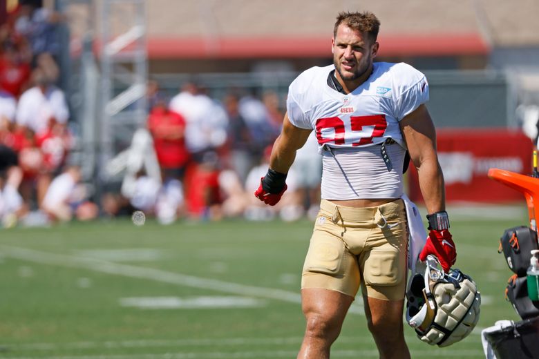 49ers 'hoping' DE Nick Bosa can play Sunday