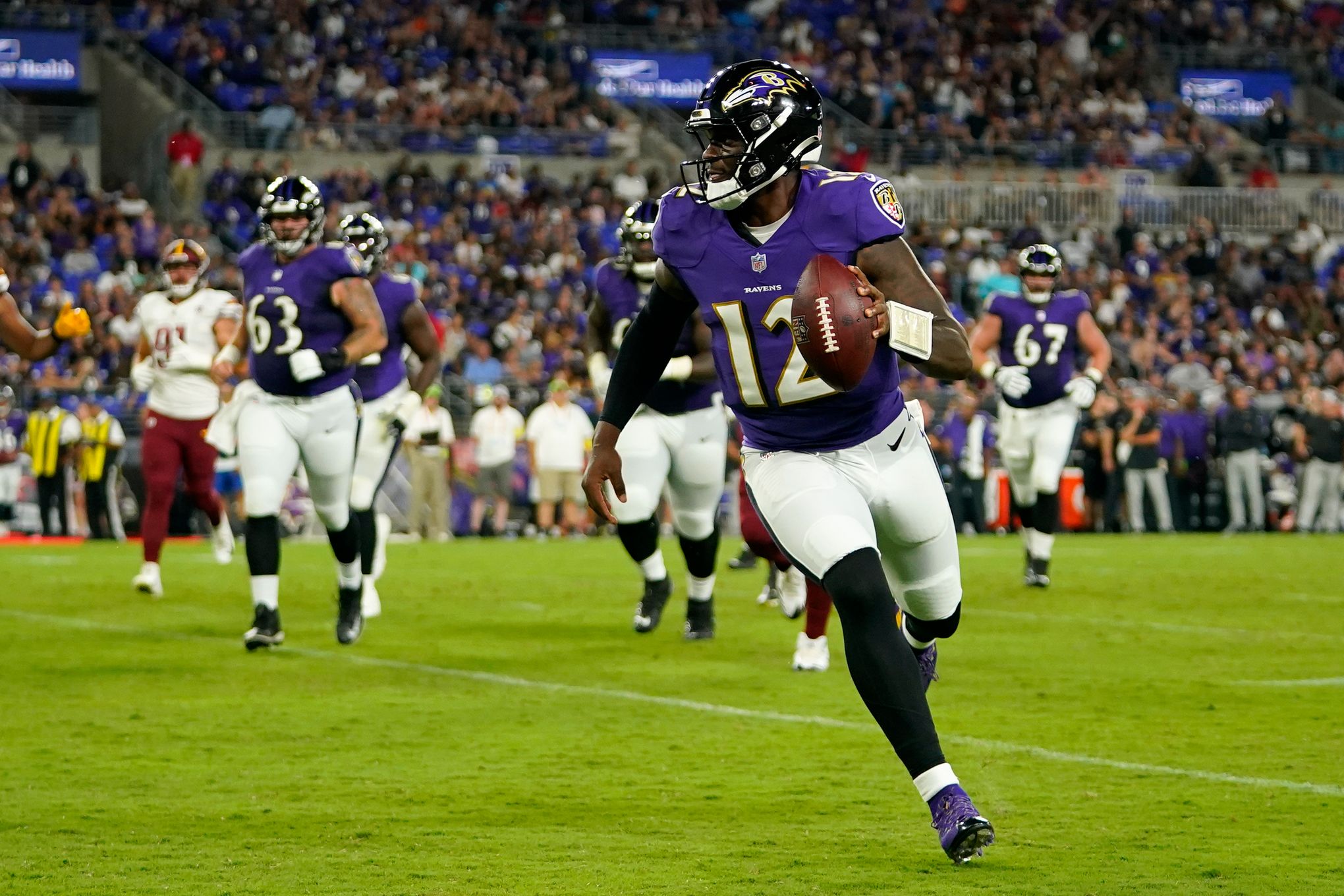 Ravens score early in 17-12 win over Panthers - The San Diego