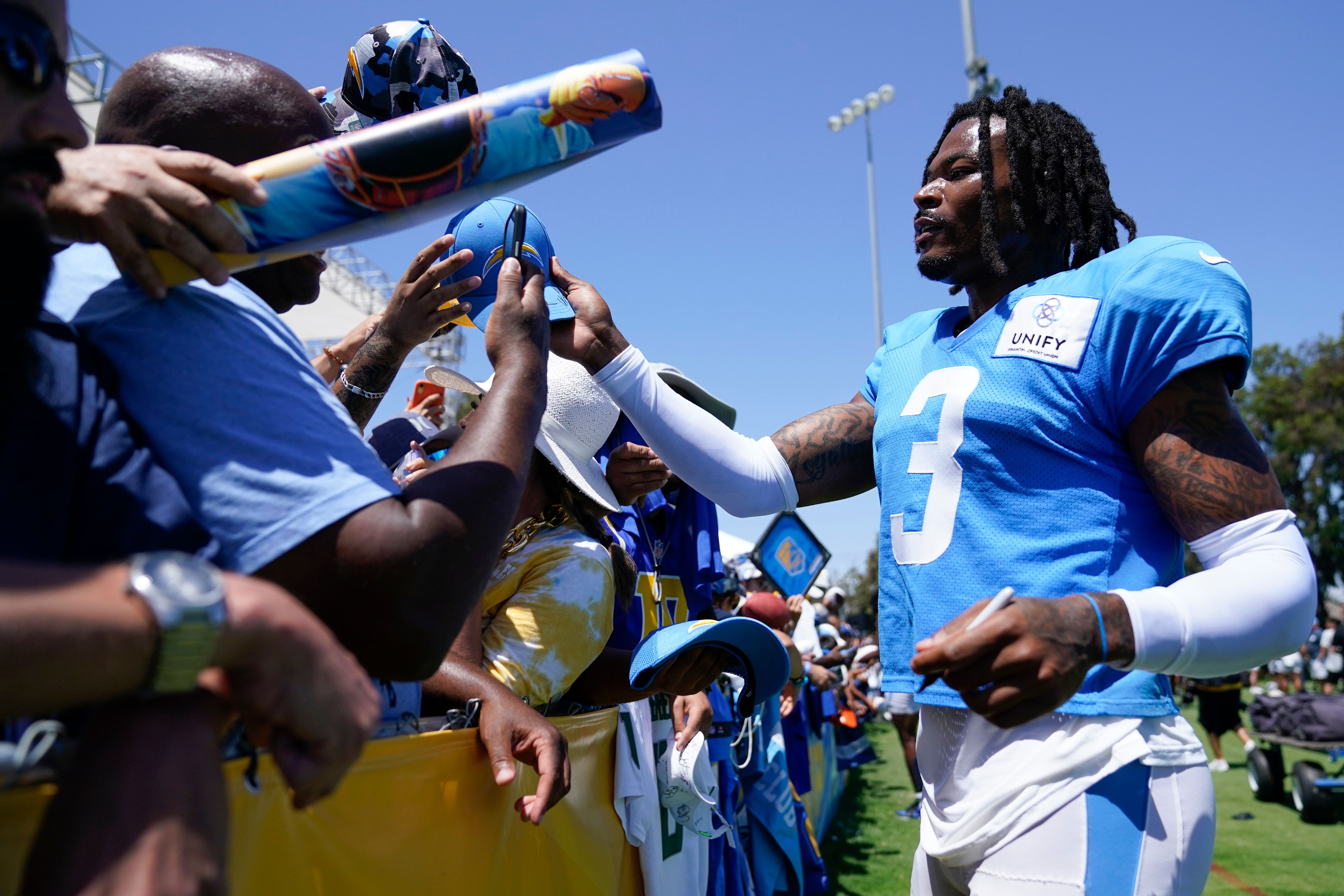 Chargers practice shop jersey