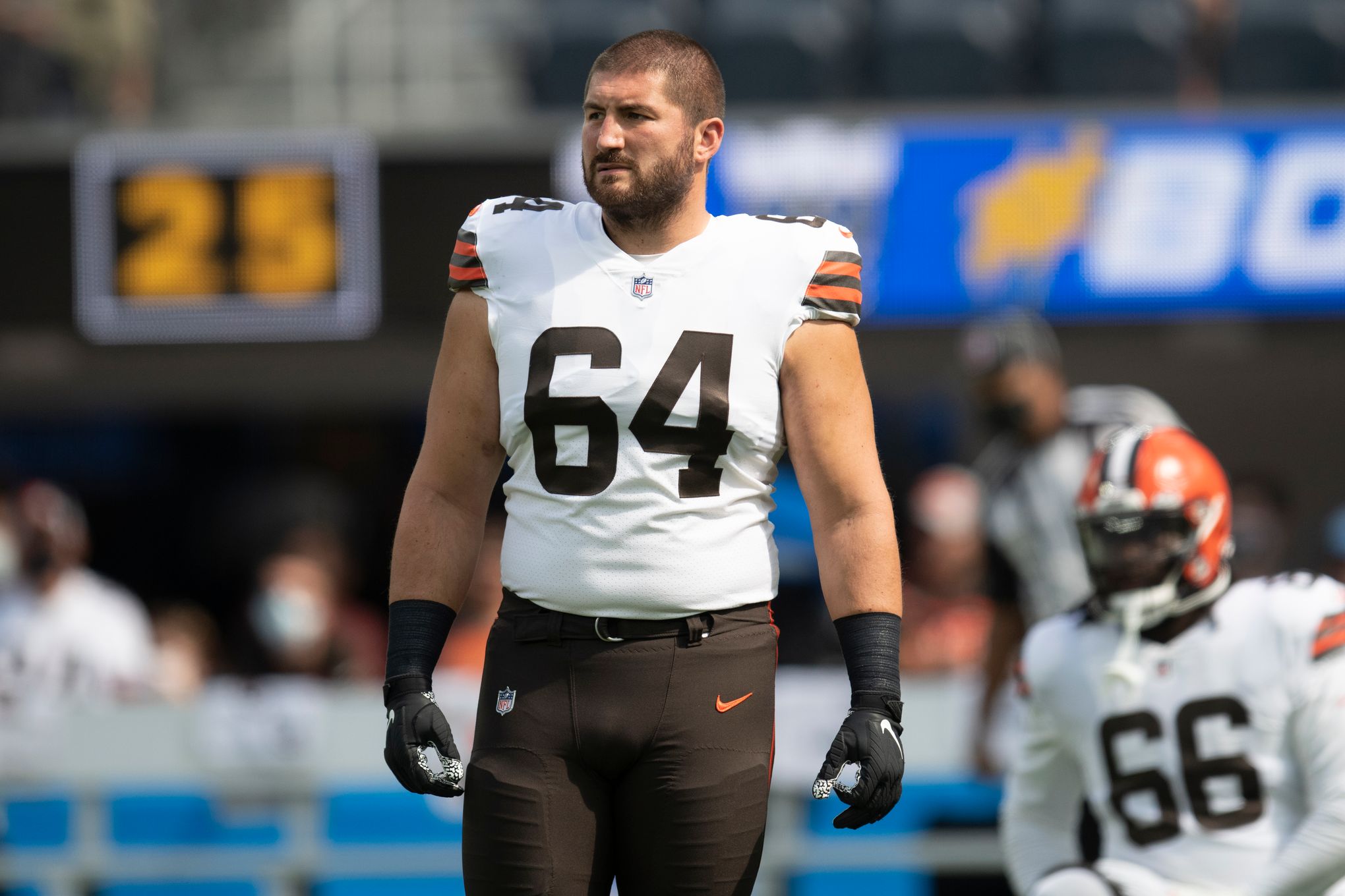 JC Tretter started 7 games at center - Green Bay Packers