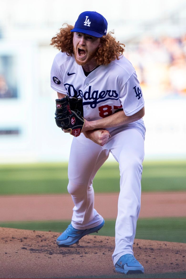 Dodgers' Dustin May good, but Marlins' Sandy Alcantara better - Los Angeles  Times