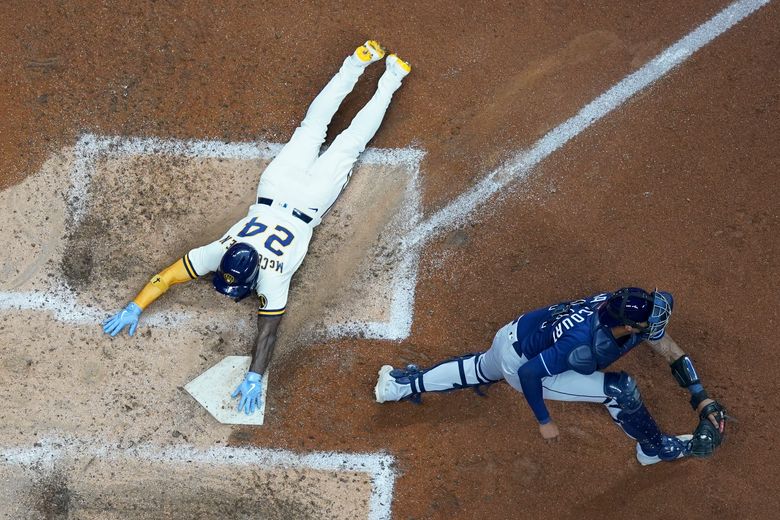 Brewers break out of recent slide with 5-3 victory over Rays