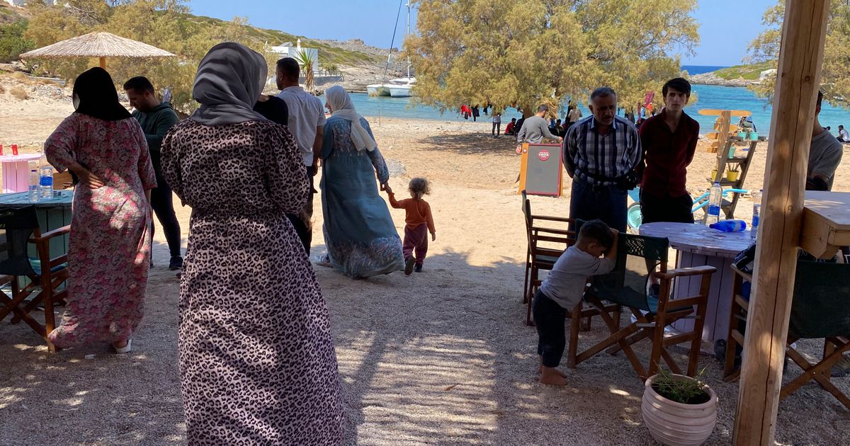 Greece: 71 migrants aboard boat reaching southern island Greece: 71 migrants aboard boat reaching southern island