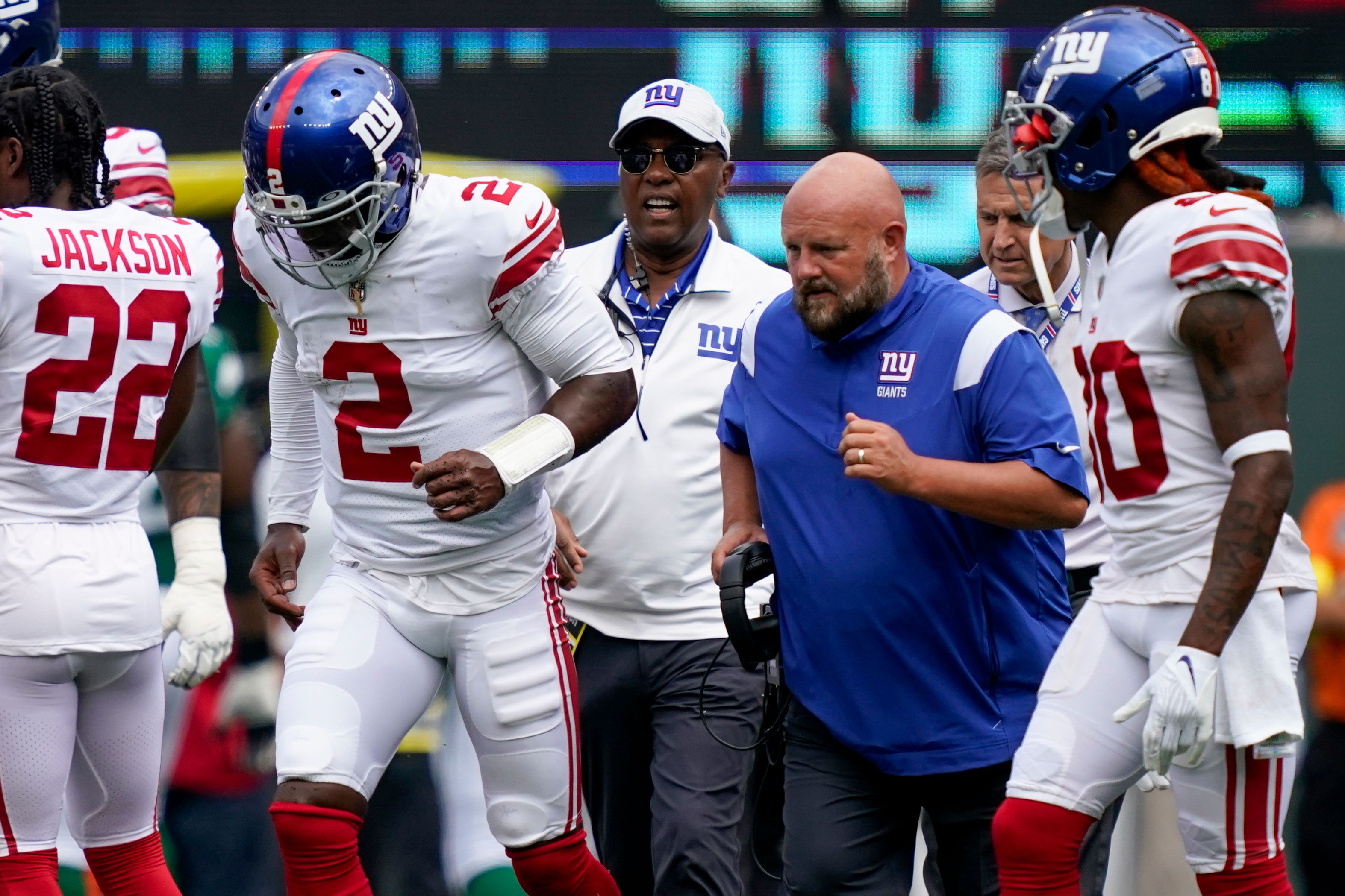 Giants Backup QB Taylor Hurt Against Jets In Preseason Game | The ...