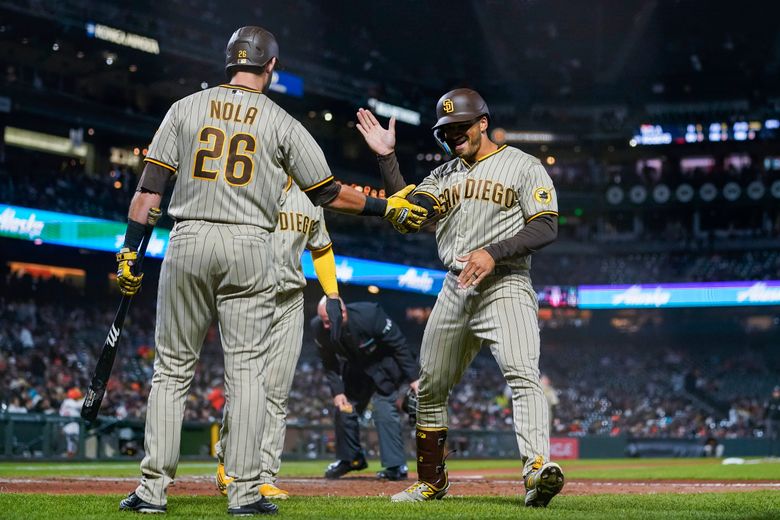 Snell's strong outing, Grisham's HR lead Padres past Giants