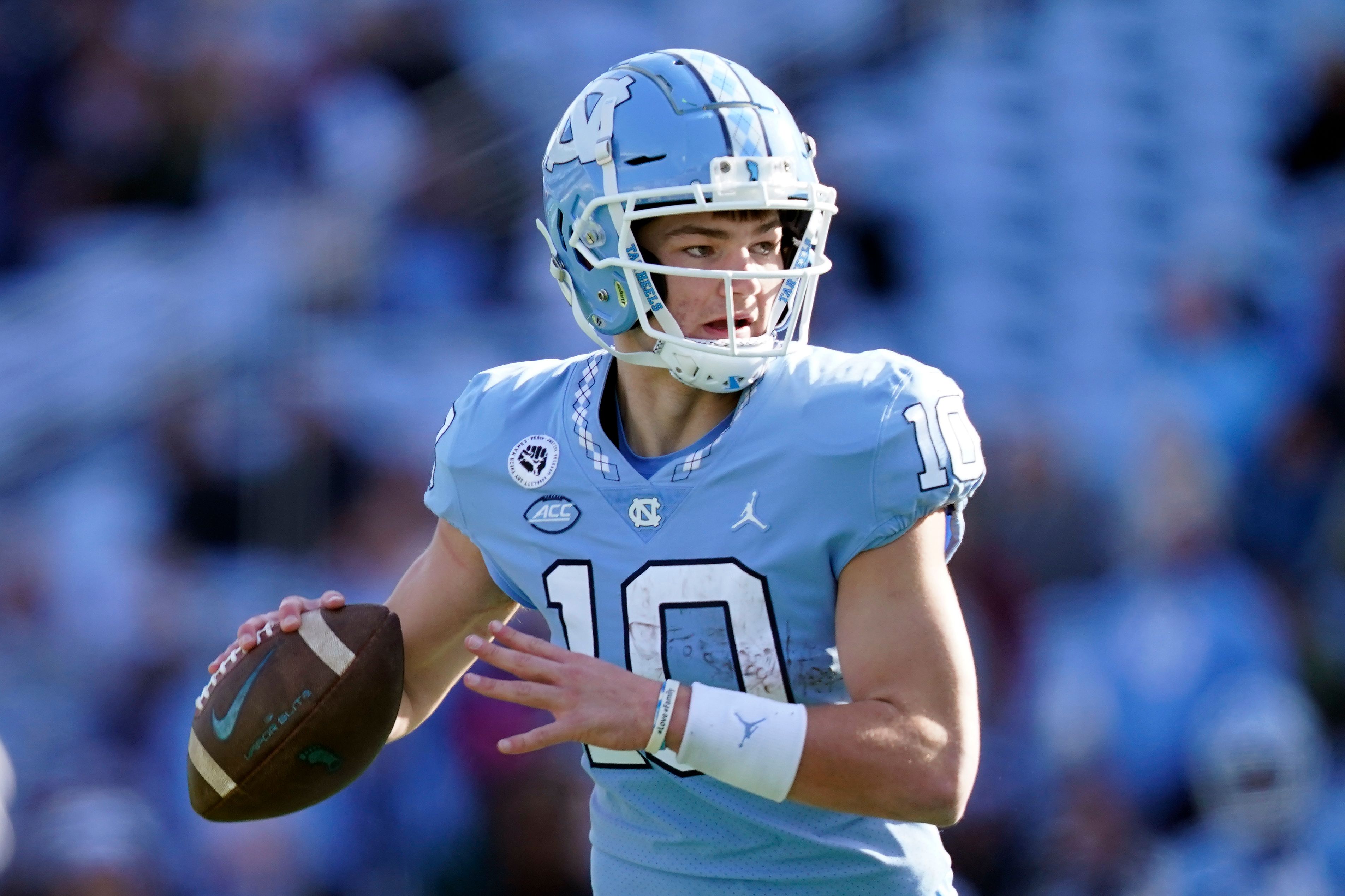 Drake Maye Gets The Call As North Carolina QB Starter | The Seattle Times