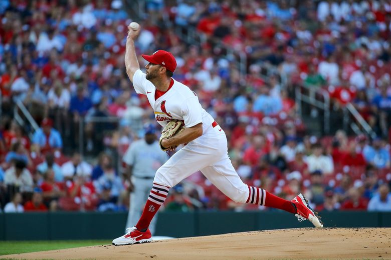 St. Louis Cardinals pitcher Adam Wainwright, catcher Yadier Molina