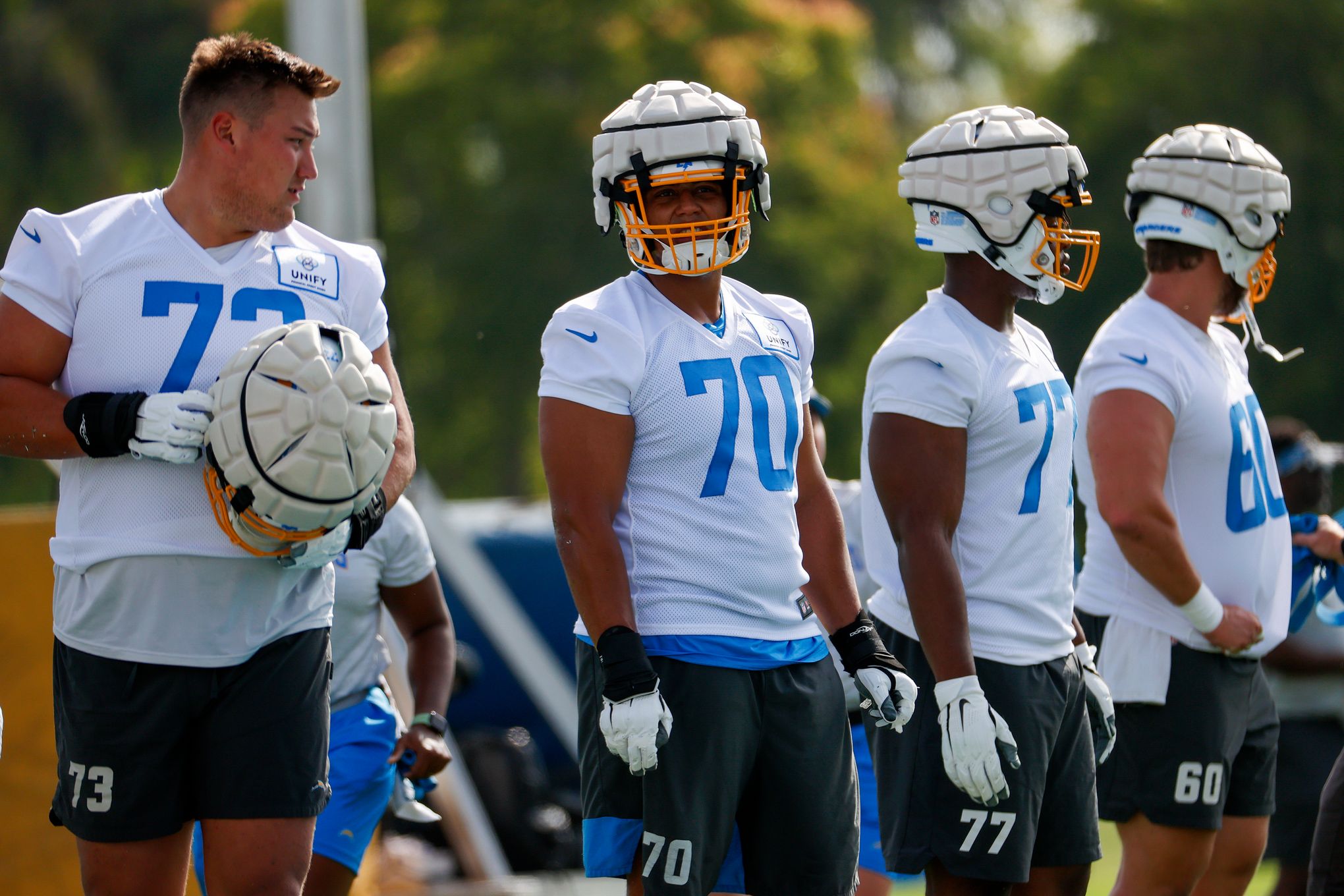 Chargers take offensive lineman Zion Johnson in first round