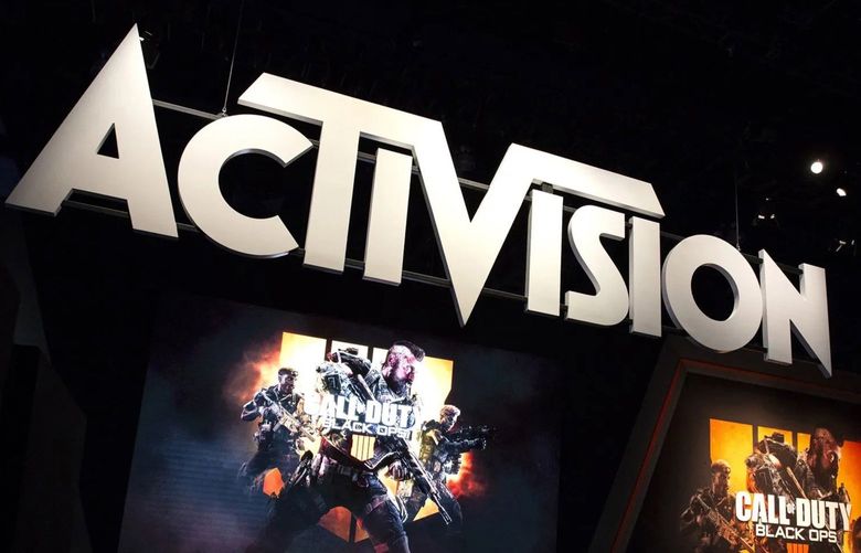 Activision Blizzard at the 2018 E3 Electronic Entertainment Expo in Los Angeles. The game developer owns some of the most popular franchises, including Call of Duty, World of Warcraft and Guitar Hero.