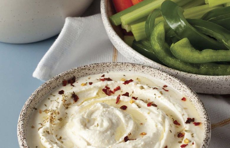 Allyssa Brantley’s whipped feta dip is a tangy mix of salty cheese, Greek yogurt lemon, spices and olive oil. It’s good as a dip or a spread. The simple recipe is featured in Brantley’s new “I Don’t Want to Cook” book.