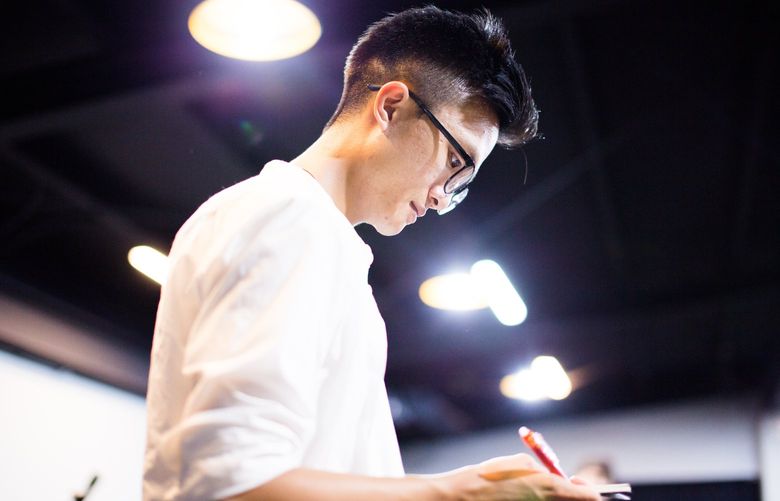 Chih-Hung Shao, a lighting designer whose work has been seen around the city.