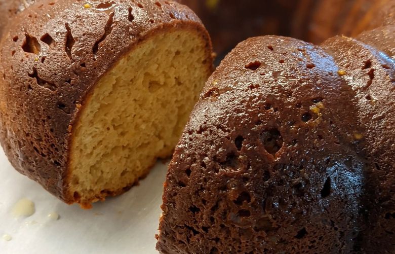Taste writer Jill Lightner baked this Eggplant Spice Cake using a boxed cake mix and pudding.
