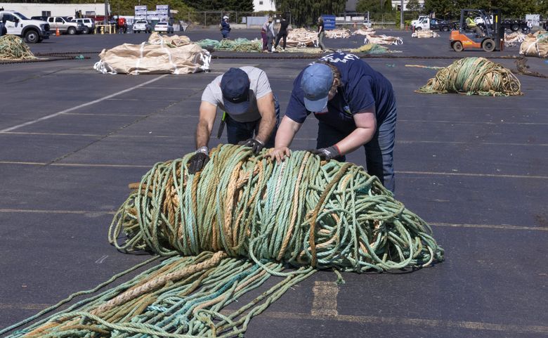 How can fishing nets be recycled?