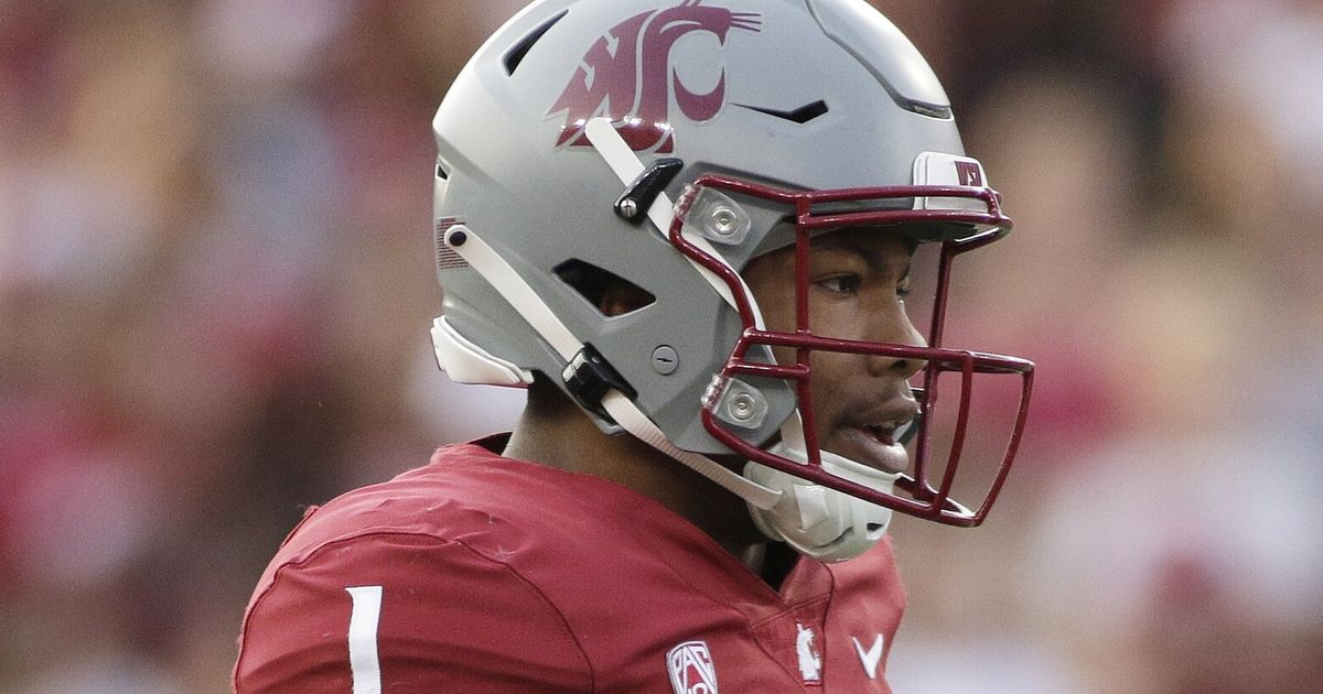 Washington State linebacker Daiyan Henley stands on the field during the  second half of an NCAA college football game against Utah, Thursday, Oct.  27, 2022, in Pullman, Wash. (AP Photo/Young Kwak Stock