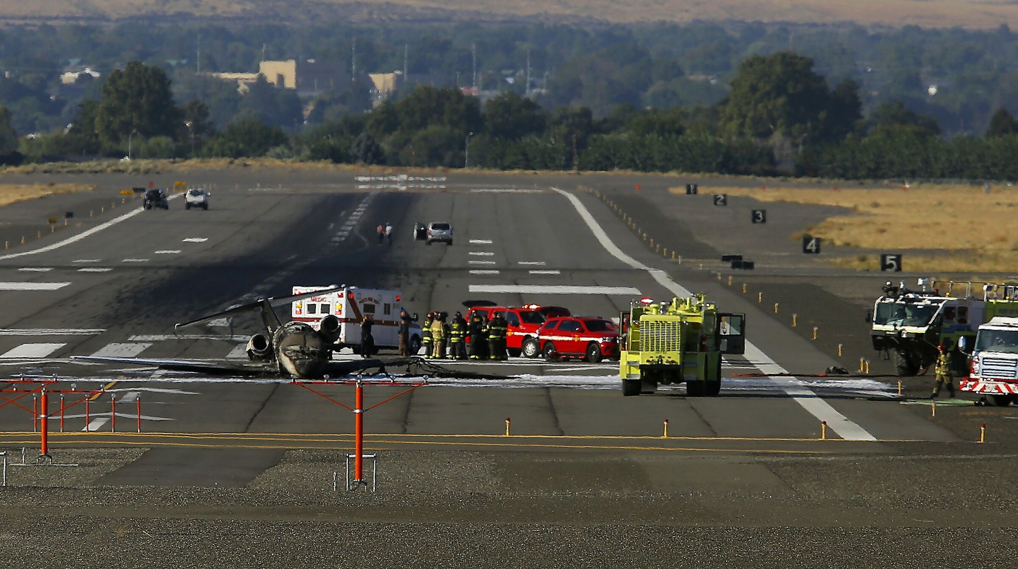 Fiery Plane Crash at Tri-Cities Airport