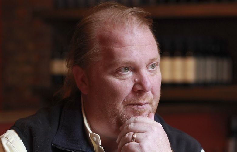 FILE — Mario Batali at his restaurant, Otto, in New York, May 14, 2012. The 20-year partnership between the celebrity Batali and the Bastianich family of restaurateurs was formally dissolved on March 6, 2019, more than a year after several women accused Batali of sexual harassment and assault. Batali “will no longer profit from the restaurants in any way, shape or form,” said Tanya Bastianich Manuali, who will head day-to-day operations at a new company, as yet unnamed, created to replace the Batali & Bastianich Hospitality Group. (Fred R. Conrad/The New York Times)