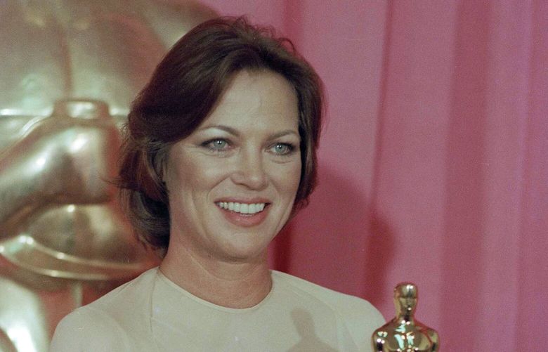 FILE – Louise Fletcher holds the Academy Award she won for her leading role in “One Flew Over The Cuckoo’s Nest” in Los Angeles, March 30, 1976. Fletcher, a late-blooming star whose riveting performance as the cruel and calculating Nurse Ratched in “One Flew Over the Cuckoo’s Nest†set a new standard for screen villains and won her an Academy Award, died Friday, Sept. 23, 2022, at age 88. (AP Photo/File) NYSS510 NYSS510