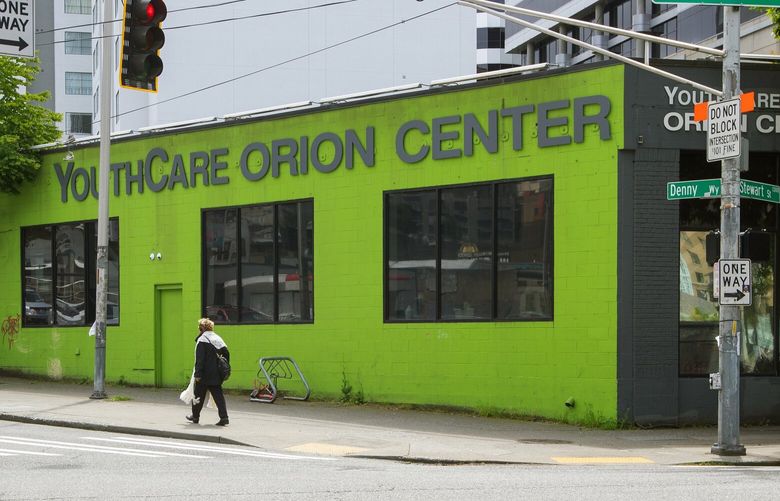 YouthCare Orion Center on Stewart Street and Denny Way in downtown Seattle provides services to Seattle’s homeless youth.

Photographed on May 19, 2020. 213982