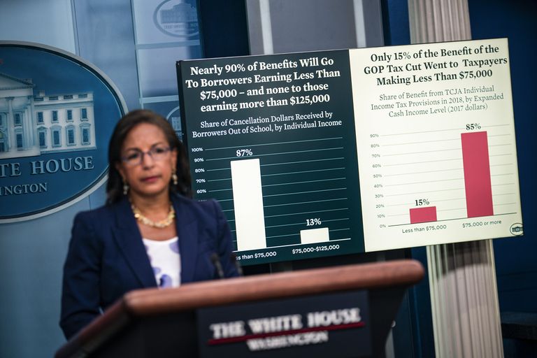 White House domestic policy adviser Susan Rice speaks last month during a news briefing at the White House in Washington