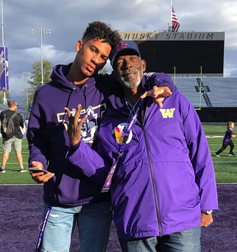 Playing for 'Opa': UW's Jalen McMillan motivated to put on a show for late  grandfather and best friend | The Seattle Times
