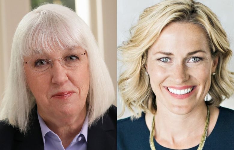 Sen. Patty Murray, left, and Tiffany Smiley (Courtesy of the campaigns)