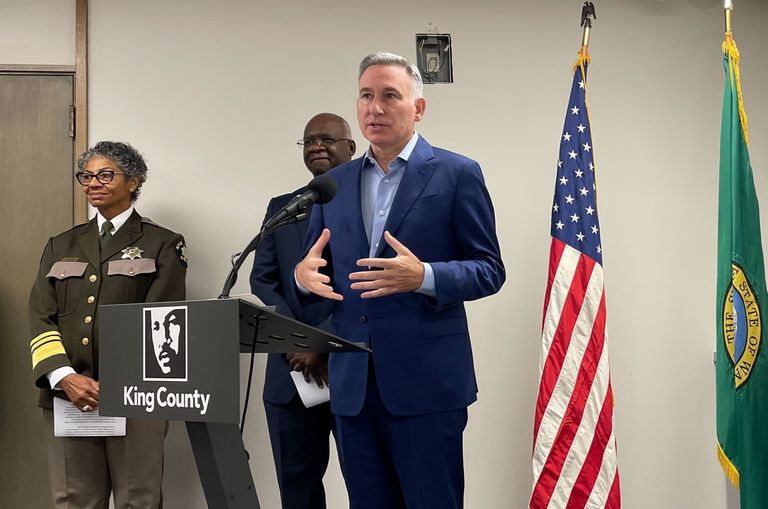 King County Executive Dow Constantine announces new public safety proposals Monday