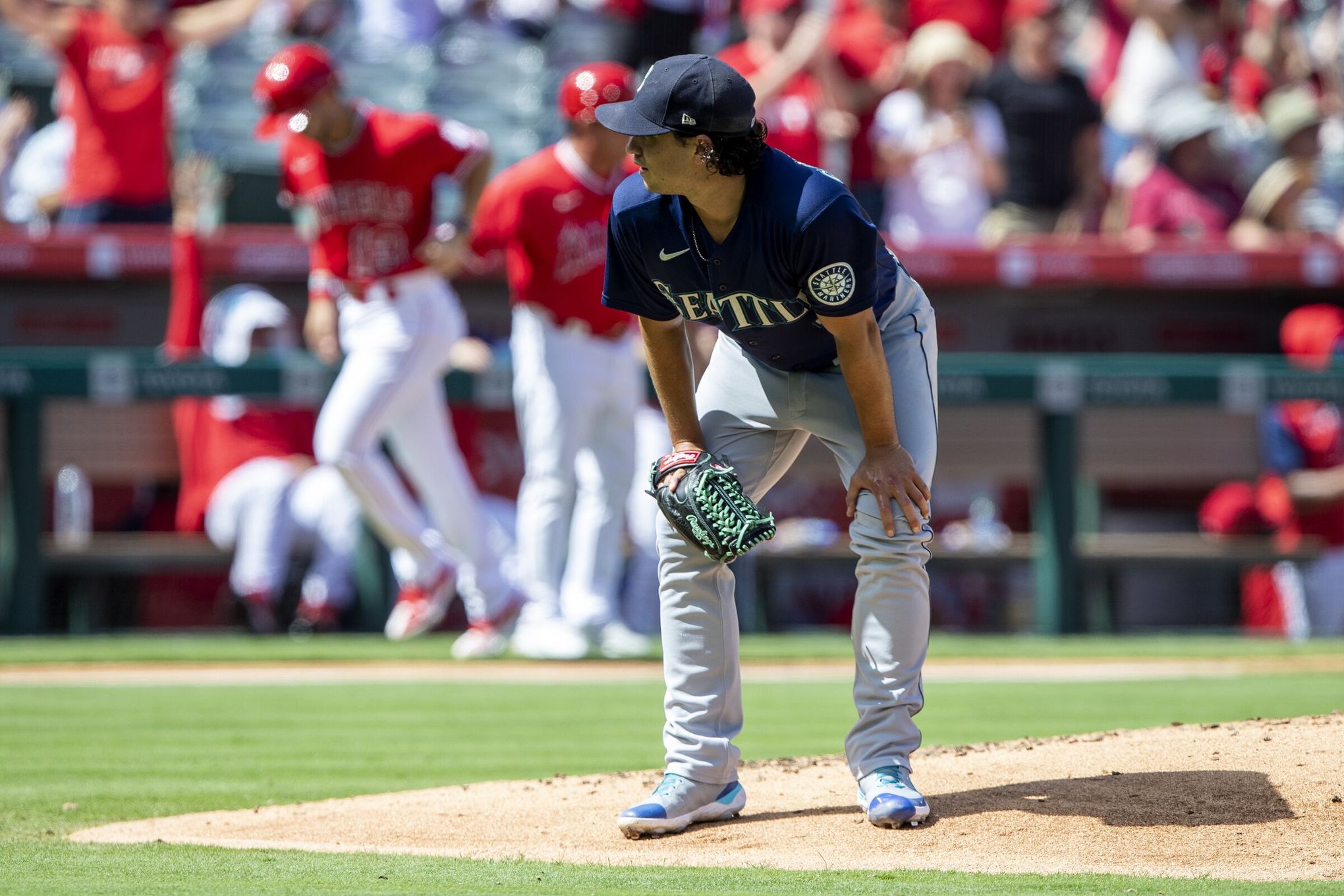 Struggling Angels first baseman C.J. Cron might be better off in triple A -  Los Angeles Times