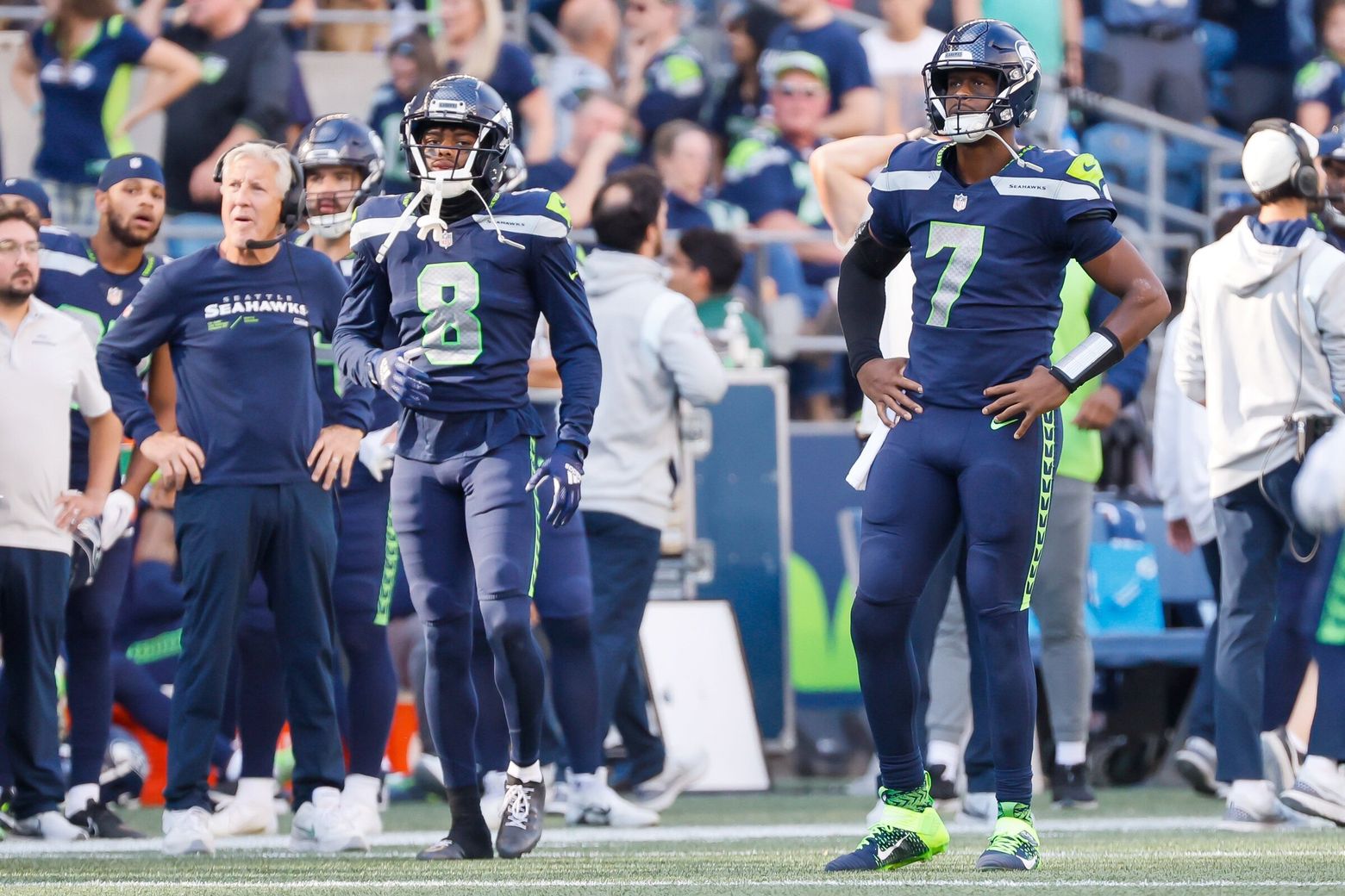 Marcus Mariota and Atlanta Falcons vs Seahawks in Seattle