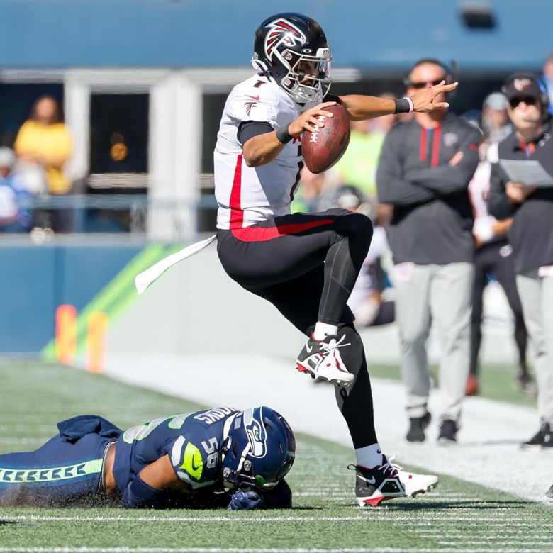 Marcus Mariota and Atlanta Falcons vs Seahawks in Seattle