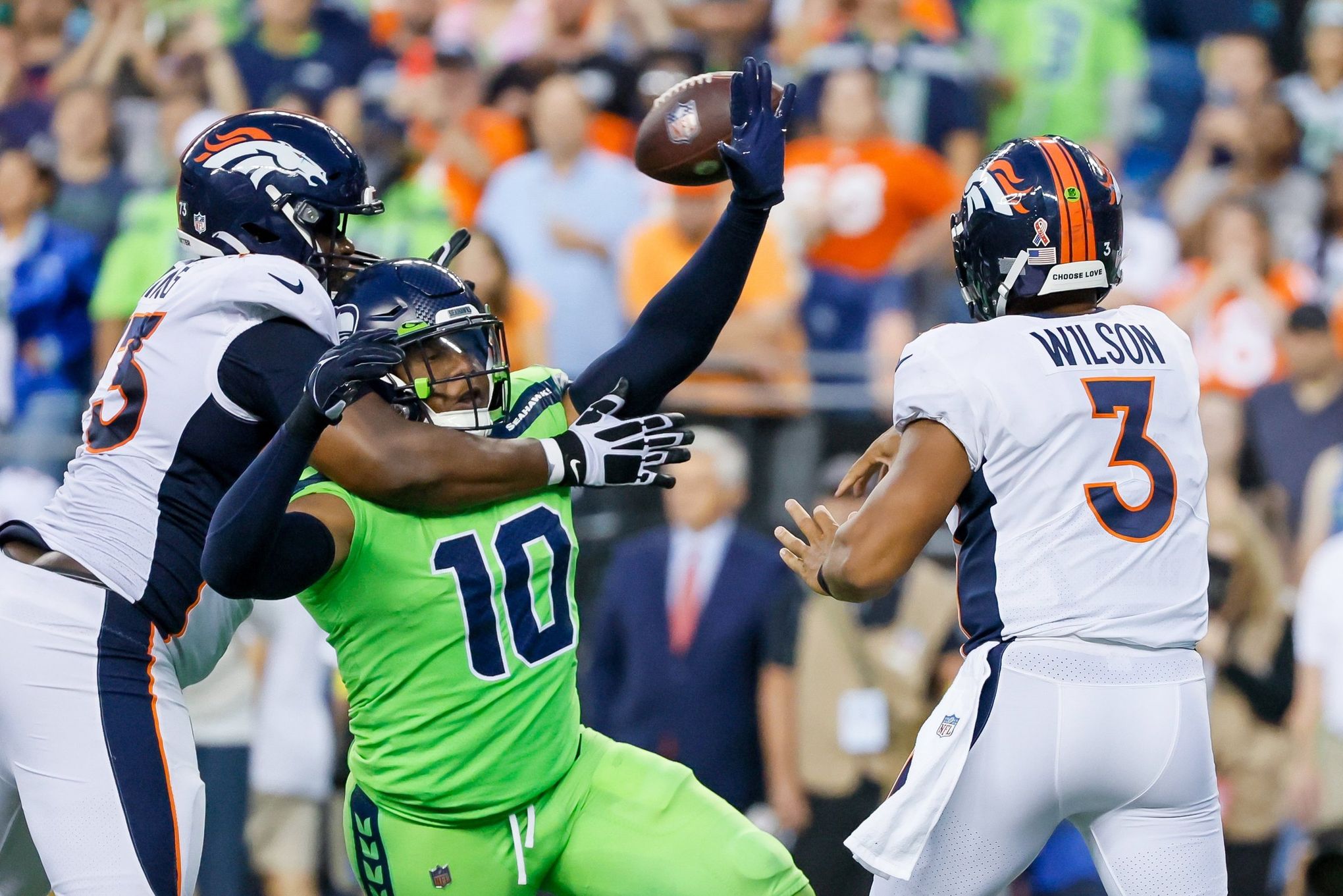 Seattle Seahawks linebacker Uchenna Nwosu can't be stopped on